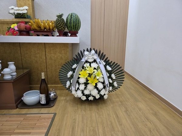 부산 금정구 장례식장 근조화환 배송 사진 1