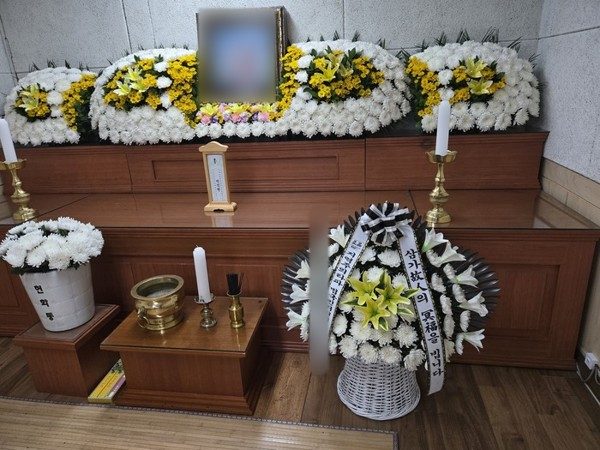 경기 군포시 장례식장 근조화환 배송 사진 1
